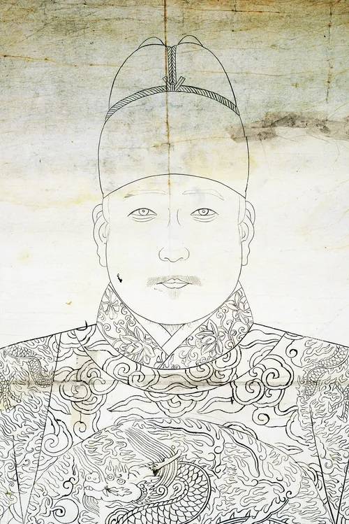 세조 어진 초본. [국립고궁박물관]