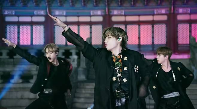 방탄소년단 경복궁 촬영 모습