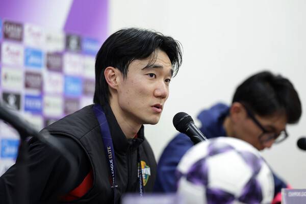 주장 이유현, AFC 엘리트 16강 2차전 앞두고 "팀이 하나로 뭉쳐 승리하겠다" 각오 밝혀.(사진제공=한국프로축구연맹)