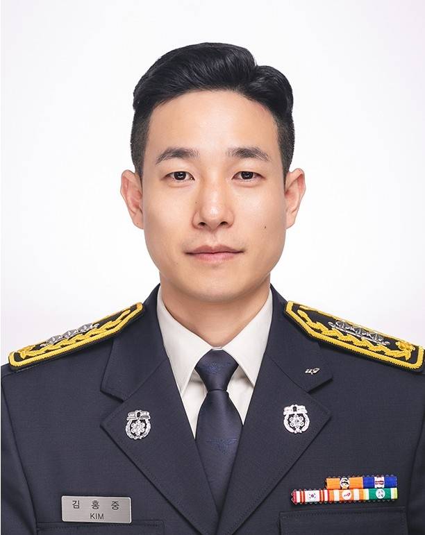 분당소방서 소속 김홍중 소방교. 사진=분당소방서