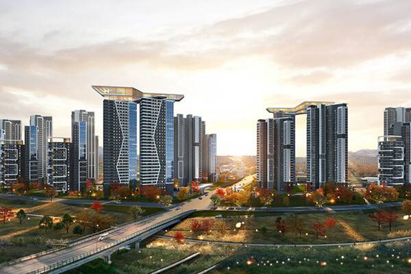 광천동 재개발 조감도. 현대건설 제공