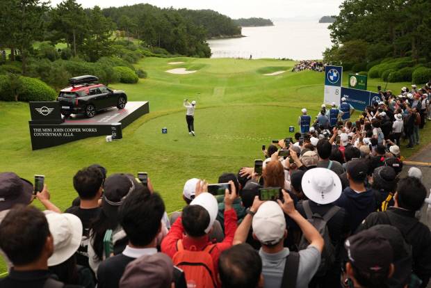 지난해 해남 솔라시도CC에서 개최된 LPGA 대회 경기장면. BMW코리아 제공