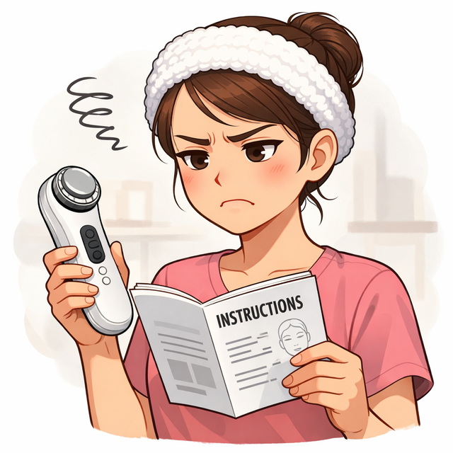 홈케어 트렌드 확산과 함께 뷰티 디바이스 판매가 늘고 있는 가운데 일부 제품의 과장 광고로 소비자들의 불만도 늘어나고 있다. (AI 생성 이미지)