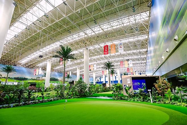 골프존 차이나 시티골프 내부 전경. 사진 | 골프존