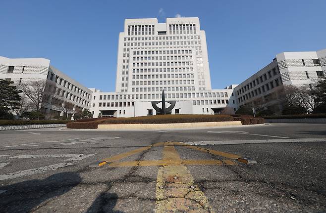 A view of the Supreme Court building in Seocho District, southern Seoul [YONHAP]