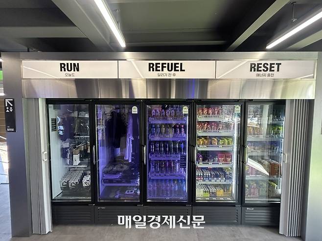 러닝에 필요한 제품들. [변덕호 기자]