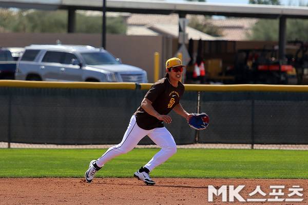 송성문은 대표팀 합류가 아쉽게 불발됐다. 사진(美 피오리아)= 김재호 특파원