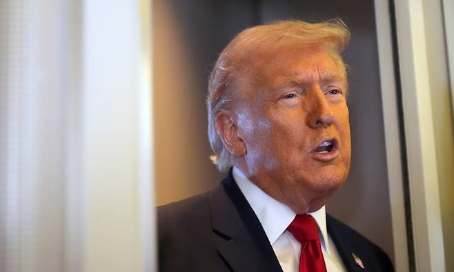 도널드 트럼프 미국 대통령. AP연합뉴스