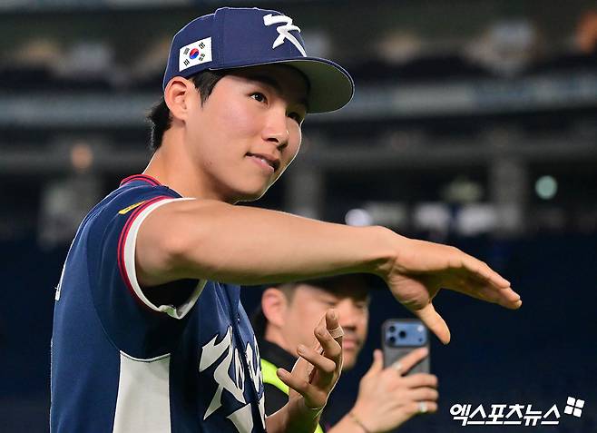 2026 월드베이스볼클래식(WBC)에 출전 중인 김혜성이 왼손 부상 여파로 지난 9일 호주와의 조별리그 최종전에 결정했다. 사진 엑스포츠뉴스 DB