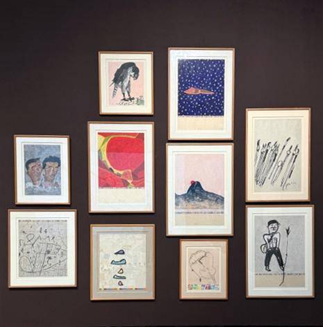 전남도립미술관에서 열리는 김선두 화백 전시에서는 이청준 전집에 쓰인 표지 원화를 만날 수 있다.  <전남도립미술관 제공>