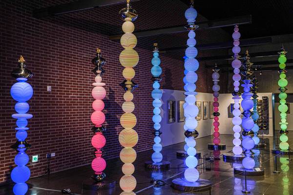 부산국제화랑아트페어 조각·설치전에 참가하는 이후창 작가의 '12지신(十二支神) 오벨리스크(Obelisk)'. /부산화랑협회