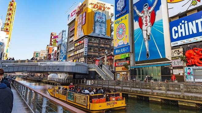 오사카 도톤보리 전경 (사진=JNTO)