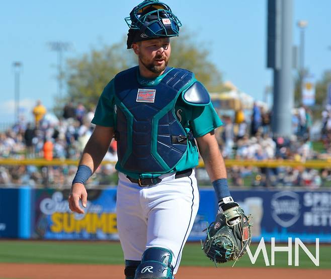 (미국대표팀 포수로 '월드베이스볼클래식(WBC)'에 출전 중인 칼 롤리)