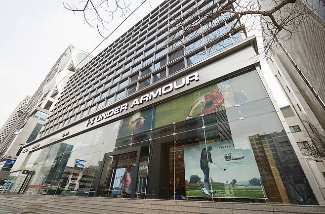 언더아머 매장 모습 ⓒ 뉴스1 DB