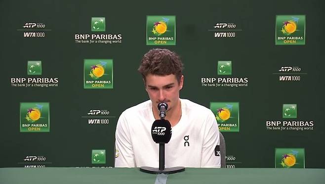 인터뷰를 하고 있는 주앙 폰세카. 대회 홈페이지