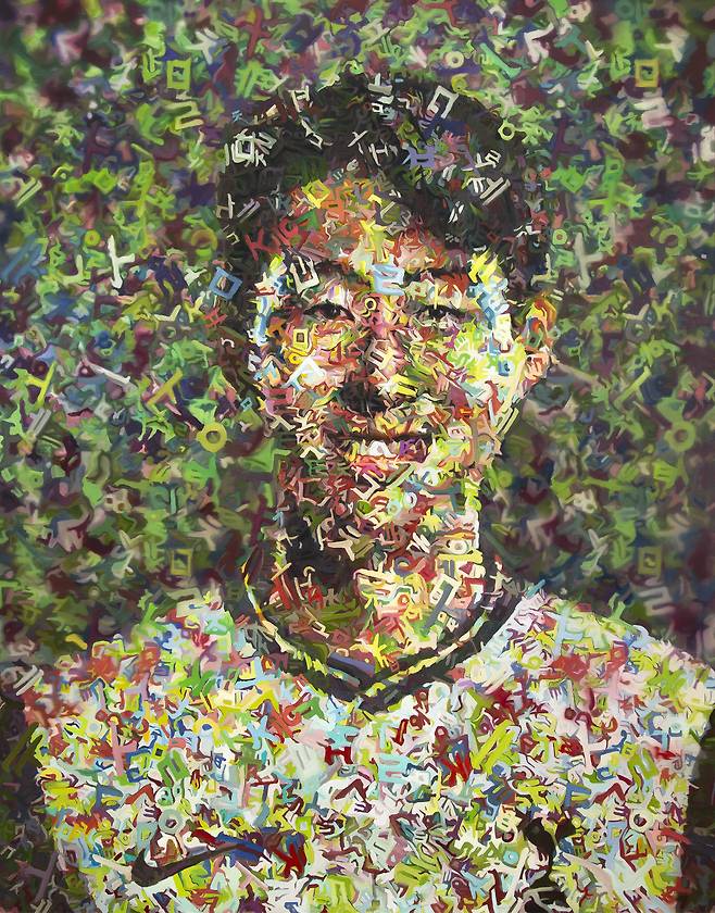 ▲ 누군가의 영웅 112.0 x 145.0 cm, mixed media, 2025