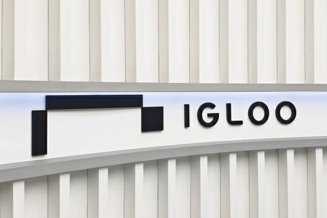 이글루코퍼레이션 현판.
