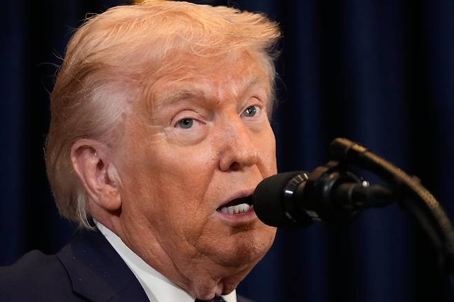 도널드 트럼프 미국 대통령. /AP 연합뉴스