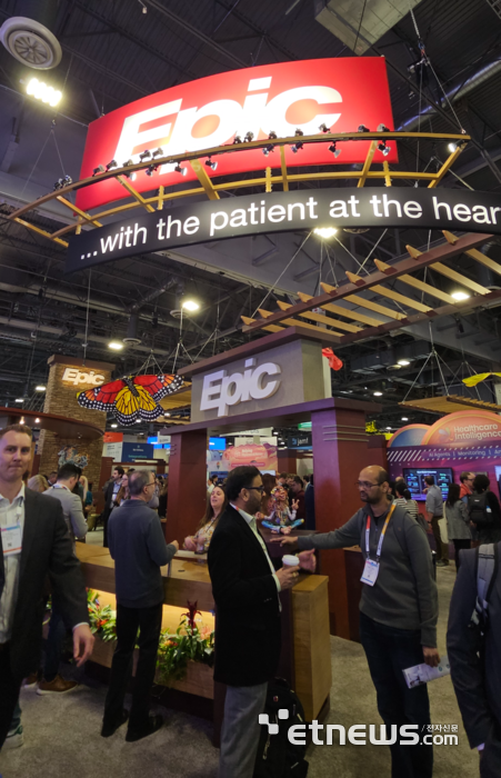 HIMSS 2026의 에픽 부스 (사진=배옥진)