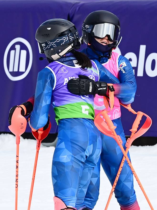 최사라-어은미 가이드. 사진=대한장애인체육회 제공