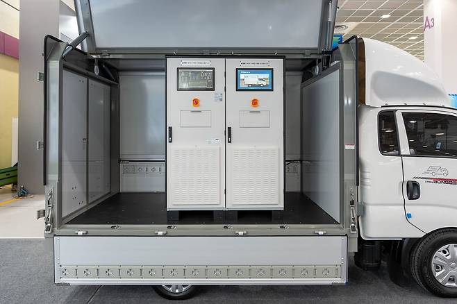 KTR이 개발한 국내 최초 이동형 배터리 자동화 검사 시스템