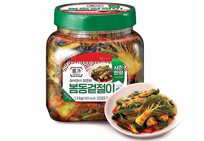 봄동 비빔밥이 최근 화제가 되면서 종가의 ‘봄동 겉절이’ 판매가 늘고 있다. /대상 종가 제공
