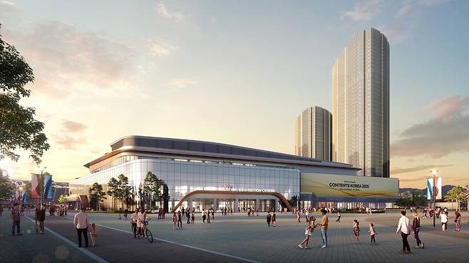 A digitally generated image of the Jamsil convention center project in Songpa District, southern Seoul, set to begin construction this year [SEOUL METROPOLITAN GOVERNMENT]