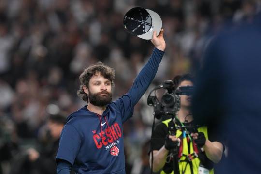 지난 10일 일본과의 경기에서 선발 등판한 체코 우완 투수 온드레이 사토리아(29). 사진[AP=연합뉴스]