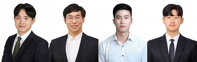 박진휘(왼쪽부터), 배인환, 김원, 박영재 GIST 박사졸업생.[GIST 제공]