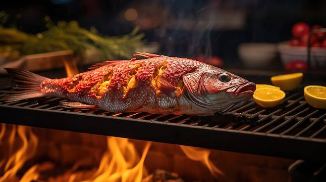 주방에서 기름진 생선을 구울 때 발생하는 조리흄은 비흡연 폐암 위험 요인 가운데 하나로 지목된다. 가스레인지 사용 전 후드를 먼저 가동하고, 조리 후에도 최소 15분 이상 맞통풍 환기를 유지하는 것이 좋다. 게티이미지