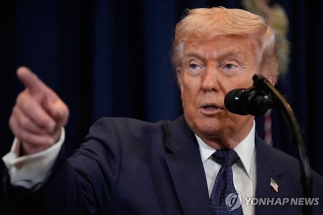 트럼프 미국 대통령 [AP=연합뉴스 자료사진. 재판매 및 DB 금지]
