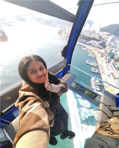 한국 여행 중에 한 컷! [제공 사진]