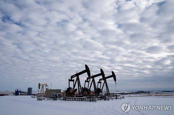 캐나다 앨버타주 원유 시설 [로이터 연합뉴스 자료사진. 재판매 및 DB 금지]