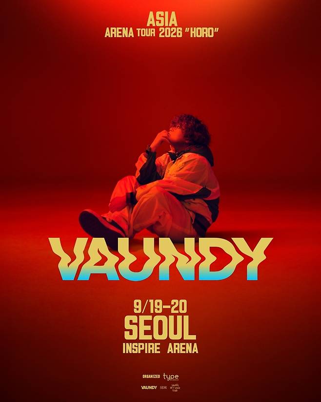 바운디 내한 콘서트 포스터 [타입커뮤니케이션 제공. 재판매 및 DB 금지]