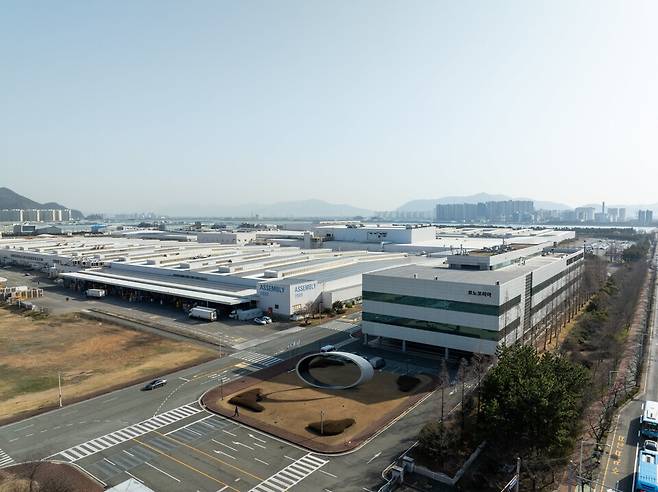 르노코리아의 부산 공장 전경./르노코리아