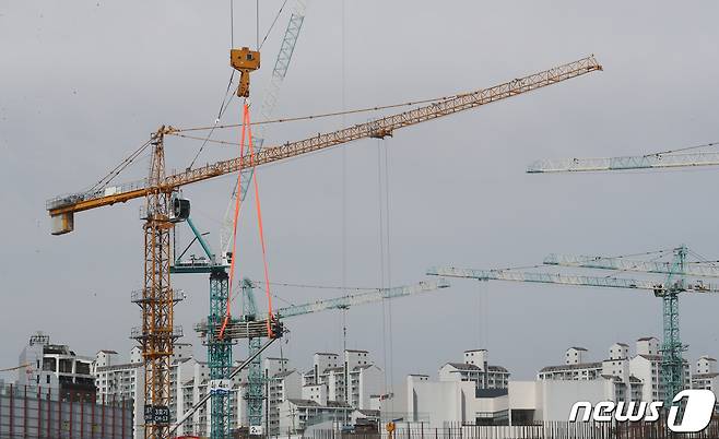 서울 동대문구 한 주택재건축현장 모습. (자료사진) ⓒ 뉴스1 송원영 기자