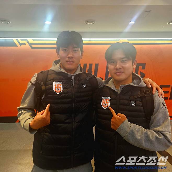 김대환(오른쪽)-범환 형제. 사진(화성)=윤진만 기자yoonjinman@sportschosun.com