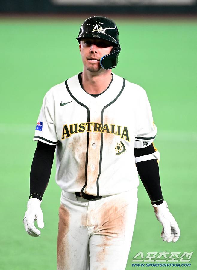5일 일본 도쿄돔에서 열린 WBC(월드베이스볼클래식) 호주와 대만의 경기. 4회말 호주 제리드 데일(KIA)이 내야땅볼로 물러나고 있다. 도쿄(일본)=허상욱 기자wook@sportschosun.com/2026.03.05/