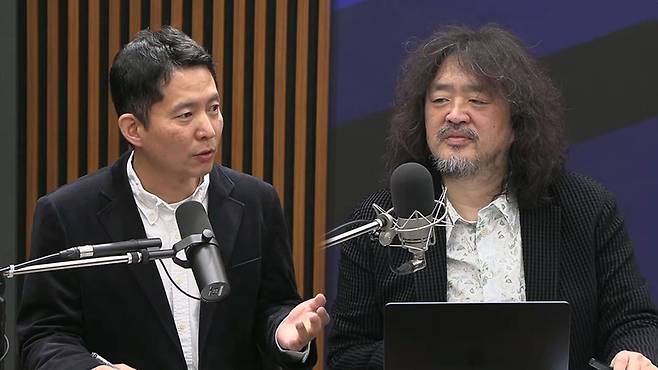 유튜브 '김어준의 겸손은 힘들다 뉴스공장'에 출연한 장인수 기자