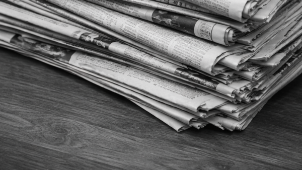 ▲생성형AI로 만든 '종이신문' 이미지.