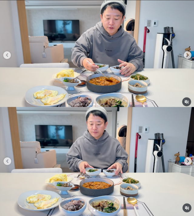 김지민이 남편 김준호를 위해 정성스러운 집밥을 차렸다. / 김지민 SNS