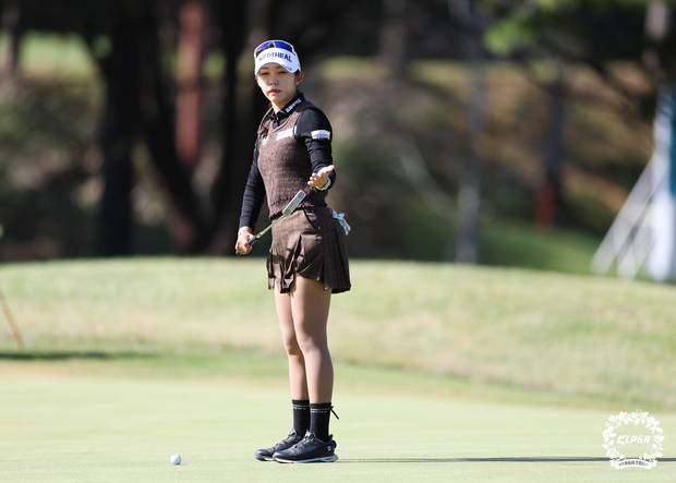 퍼팅을 준비하고 있는 배소현. 사진 제공=KLPGA
