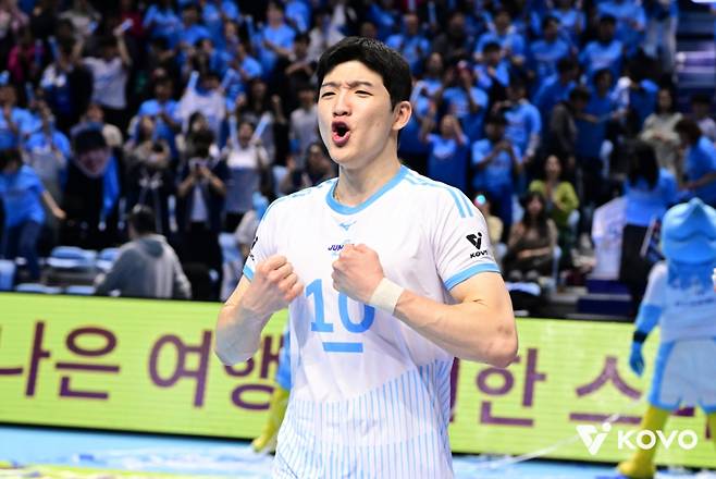 대한항공 정지석. /사진=한국배구연맹 제공