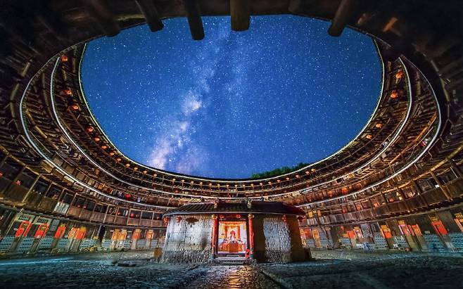 중국 푸젠성의 ‘남정토루’ 내부 (사진=바른투어)