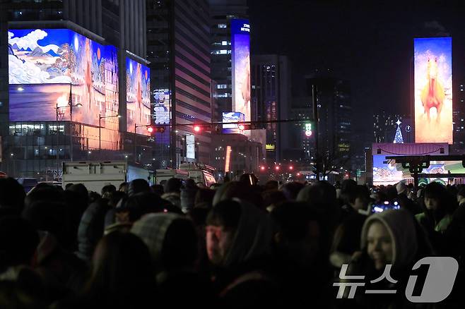 올해 1월1일 광화문 모습. 2026.1.1 ⓒ 뉴스1 박정호 기자