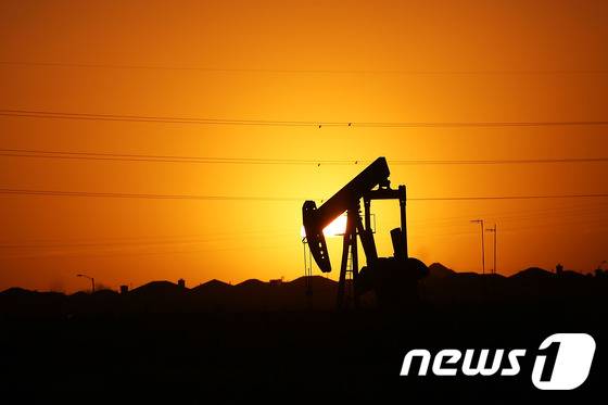 2016년 1월 21일 미국 텍사스 미들랜드의 퍼미안 분지 유전ⓒ AFP=뉴스1