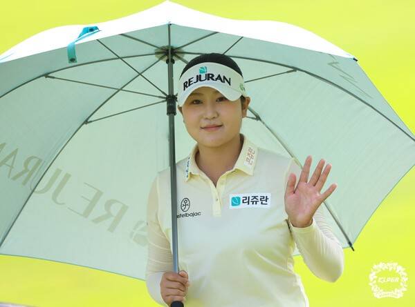 윤수아 리쥬란 챔피언십 2R 7번홀. /사진=KLPGA