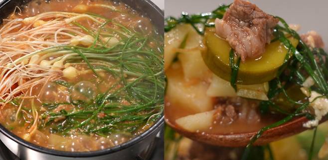'편스토랑' 이정현 달래 된장찌개 레시피