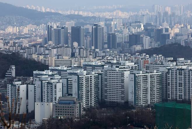 서울 아파트 전경. 뉴시스