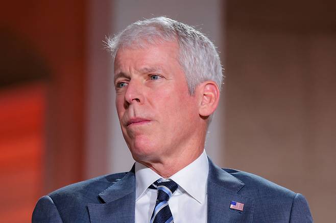 U.S. Secretary of Energy Chris Wright attends the 2026 Infrastructure Summit of government officials, corporate executives and labor leaders in Washington on March 11. [REUTERS/YONHAP]